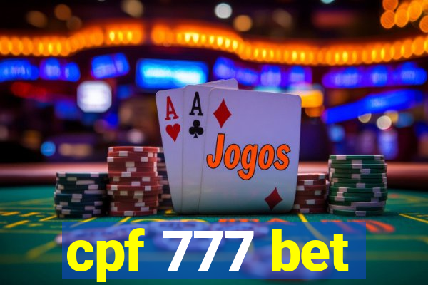 cpf 777 bet